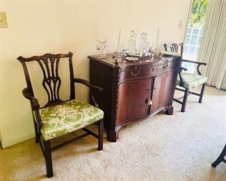 Johnson Handley Johnson vintage mahogany server