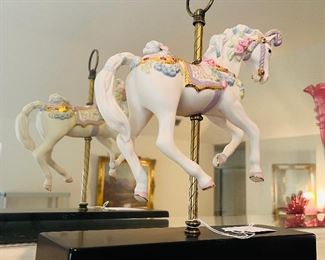 Cybis Sugarplum Carousel Horse