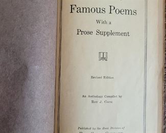 One Hundred And One Famous Poems compiled by Roy J Cook