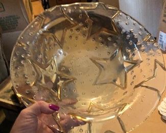 beautiful glass bowl