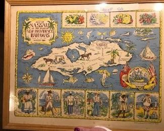 framed print of the bahamas