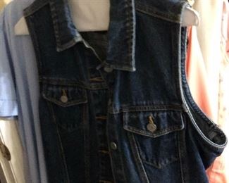 vintage denim vest