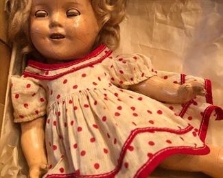 Shirley temple doll - as is condition