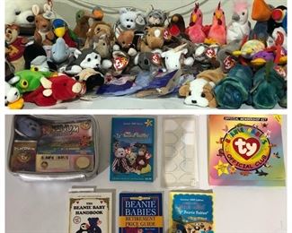 Assorted Beanie Babies Collectible stuffed animals and books. Beanie Babies STARTING at $10.00.