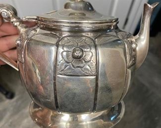 sterling silver pot