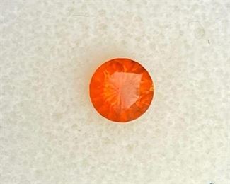 Round tested Orange Fire Opal, 5mm, 0.20ctw