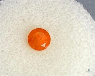 Mexican Fire Opal, .60ctw, 5mm round