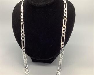 Sterling Silver 22", .925 chunky chain, 40.6gtw