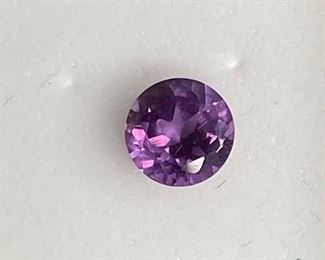 Round cut, color change sapphire, 6mm, 1.10ctw