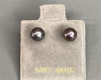 Reversible 6m pearl earrings, see photos