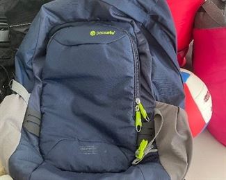 Travel backpack with all the safety features