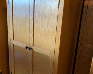 Very nice oak cabinets. 5 of this style. 