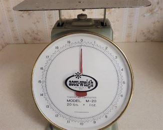 Accu-weigh kitchen scale
