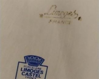 Castel Limoges porcelain marks.