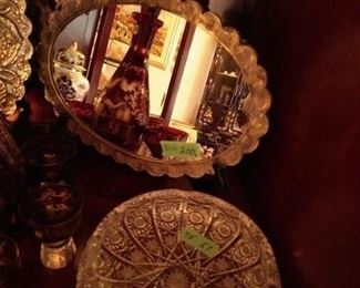 Mirrors and ashtrays, a small sampling.