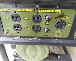 6000. Watts generator, asking $400. Or Bo.  For home or camp.