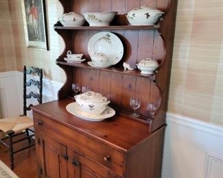 Beautiful Open Hutch and Sideboard