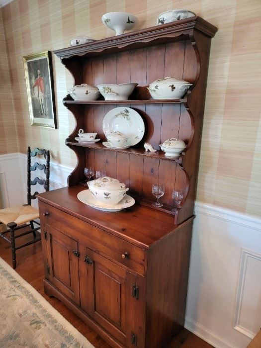 Beautiful Open Hutch and Sideboard