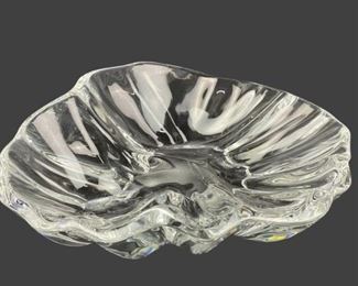 Large Baccarat Oyster Shell Bowl