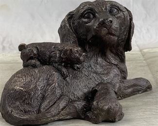3V: Moigniez Labrador and Pup Bronze