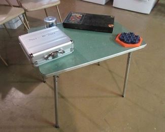 games and child's Formica table