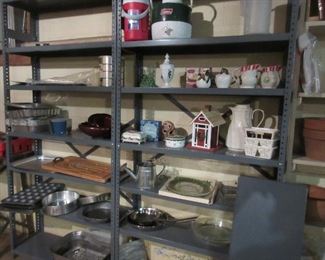 flower pots, bric a brac