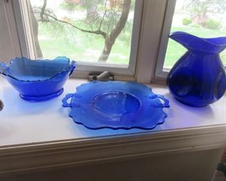 Cobalt blue glass
