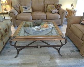 Leather Couch and Leather chair