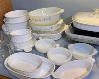 Pyrex, Corning ware and more