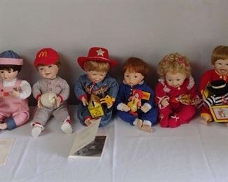 McDonald's Memories /  Mc Kids porcelain dolls