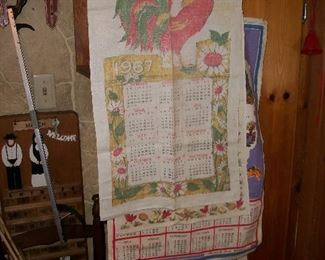 Vintage Cloth Calendars