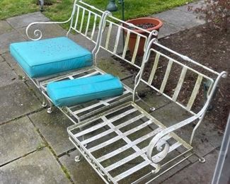 Outdoor Wrought Iron White