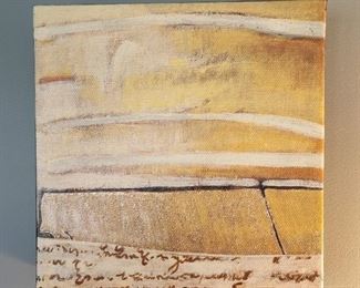 11" square art piece