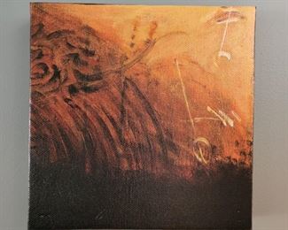 11" square art piece