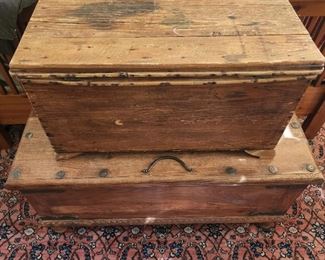 smaller chest 15" high x 27" wide x 14" deep