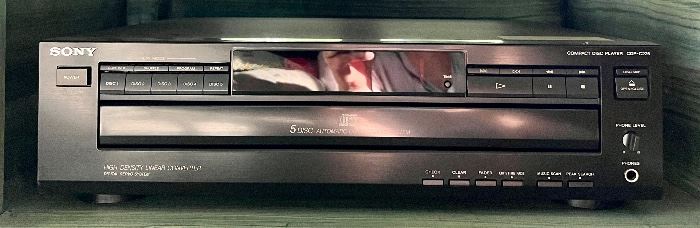 Item 21:  Sony Compact Disc Player Model CDP-C225:  $55