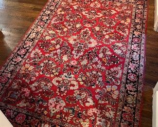 Item 45:  Wool Rug (red) - approx. 4'1" x 6'6": $425