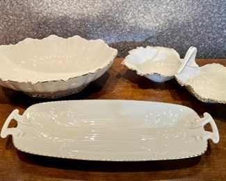 Item 135:  Lenox 3 Piece Serving Set:  $65