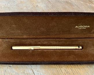 Item 181:  Vintage Aurora Vermeil Fountain Pen:  $65