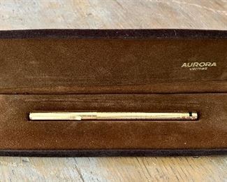 Item 181:  Vintage Aurora Vermeil Fountain Pen:  $65