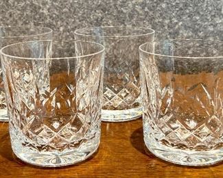Item 187:  (4) Waterford "Lismore" Rock Glasses - 3.25": $95