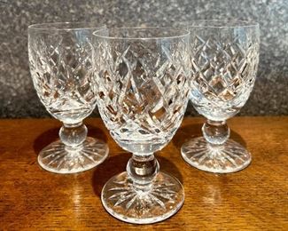 Item 188:  (3) Waterford Glasses: $45