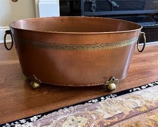 Large copper tub