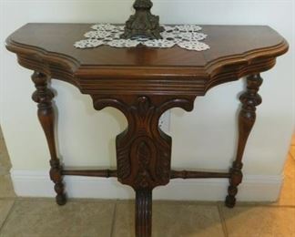 Antique Demilune Table 