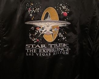 star trek  the experience reversible jacket -great condition- another rare find !!