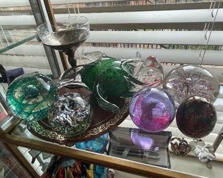 art glass  and lots of it  