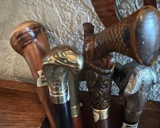 specialty collectible and useful canes -and walking sticks 