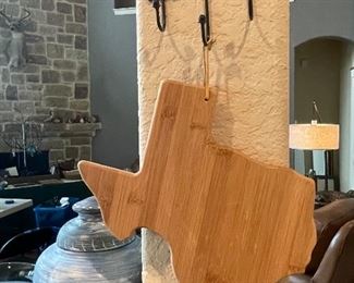 Texas my Texas in a cutting board 