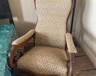 antique rocking chair- good size !!