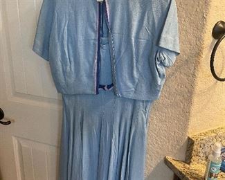  small waist 2 pc retro dress set- 